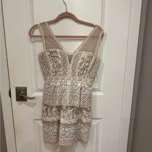 White BCBG dress size 0